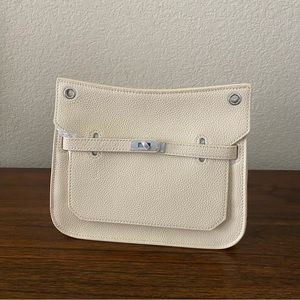 Off White Nata Cream Mini 23 Jypsiere Bag Belted Lock Key Convertible B12/S1